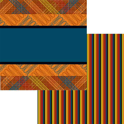 Luxe Designs - Ex-Boyfriends Shirt Stripe 12x12 d/sided patterned paper  (pack of 10)